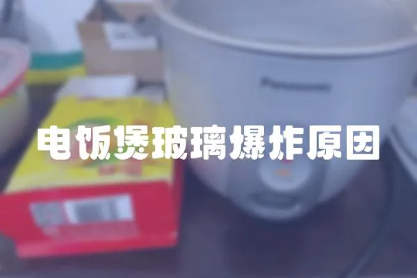 電飯煲玻璃爆炸原因