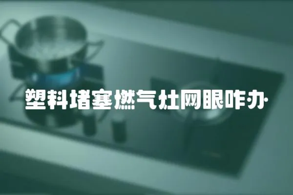 塑料堵塞燃?xì)庠罹W(wǎng)眼咋辦