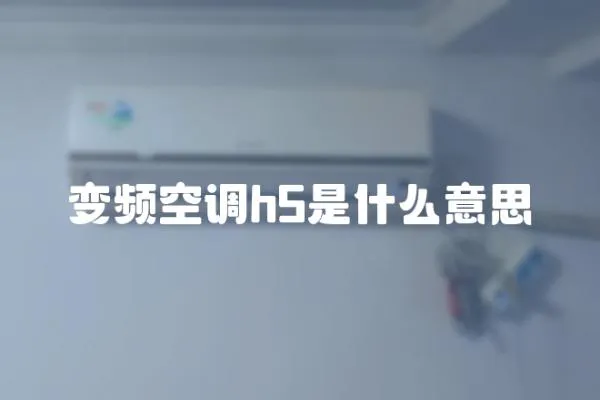 變頻空調h5是什么意思