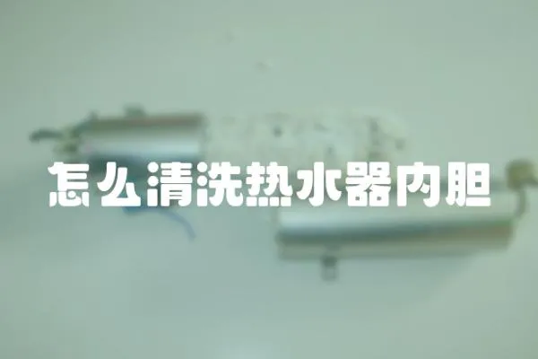 怎么清洗熱水器內膽
