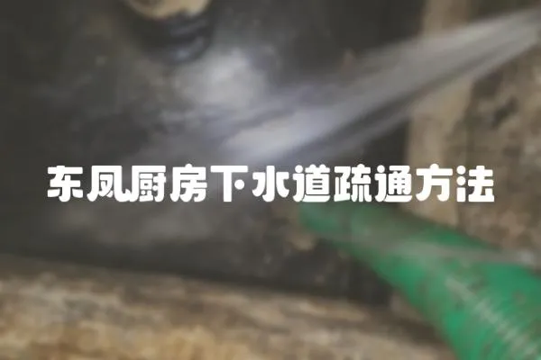 東鳳廚房下水道疏通方法