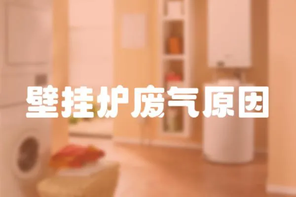 壁掛爐廢氣原因