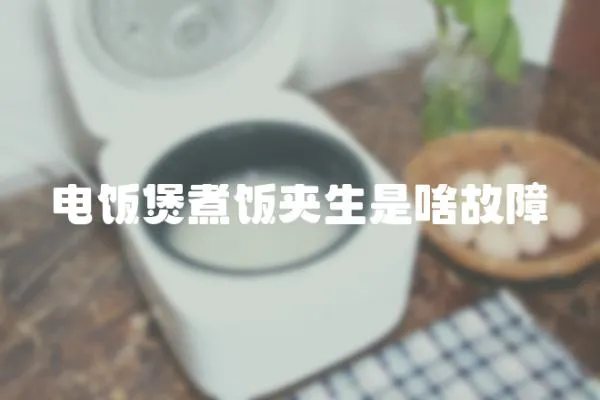 電飯煲煮飯夾生是啥故障