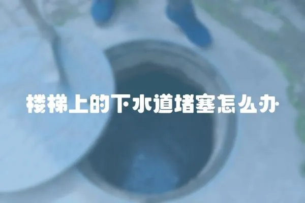 樓梯上的下水道堵塞怎么辦