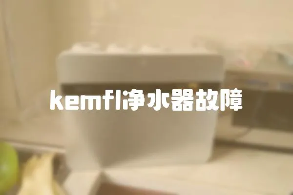 kemfl凈水器故障