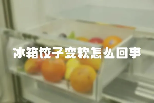 冰箱餃子變軟怎么回事