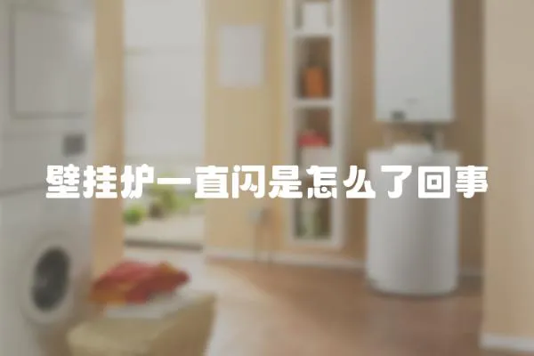 壁掛爐一直閃是怎么了回事