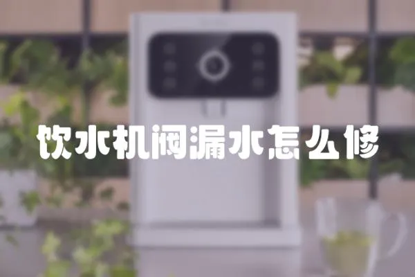 飲水機(jī)閥漏水怎么修