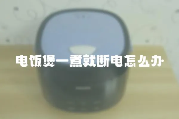 電飯煲一煮就斷電怎么辦