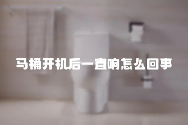 馬桶開機(jī)后一直響怎么回事