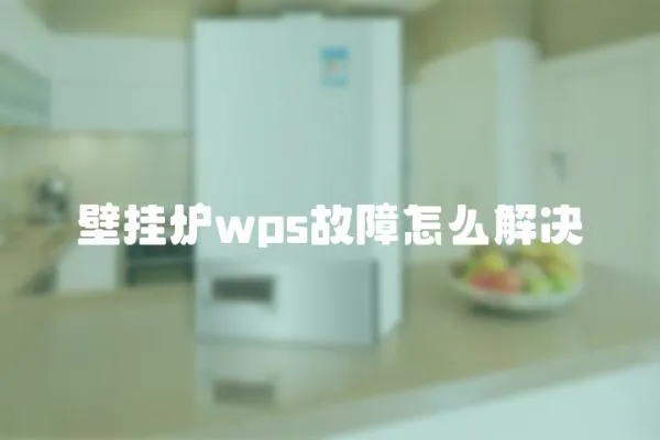 壁掛爐wps故障怎么解決