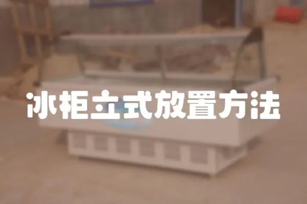 冰柜立式放置方法
