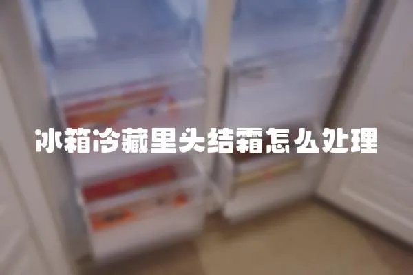 冰箱冷藏里頭結霜怎么處理