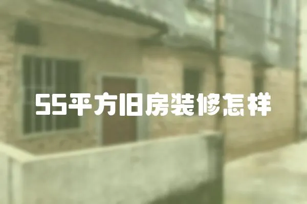 55平方舊房裝修怎樣