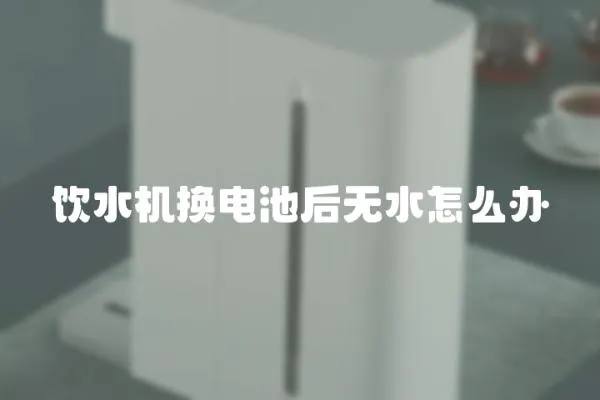 飲水機換電池后無水怎么辦