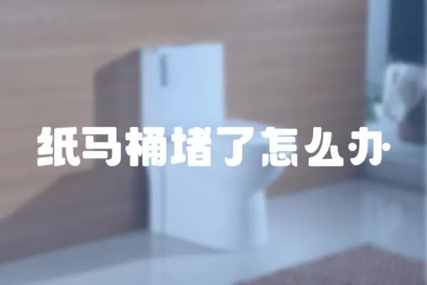 紙馬桶堵了怎么辦
