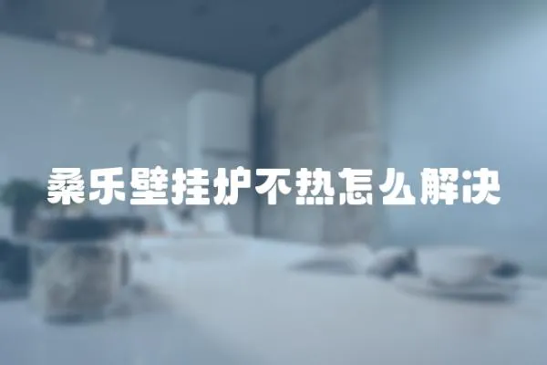 桑樂壁掛爐不熱怎么解決