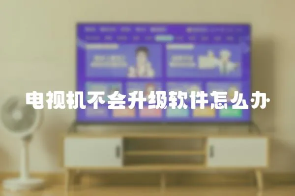 電視機不會升級軟件怎么辦