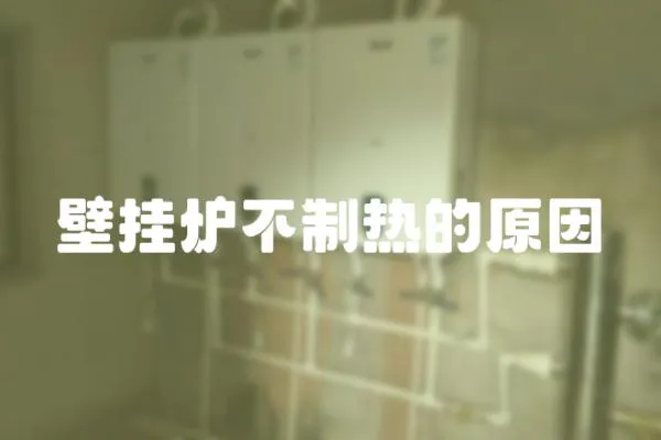 壁掛爐不制熱的原因