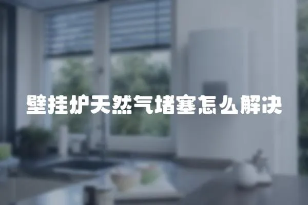 壁掛爐天然氣堵塞怎么解決