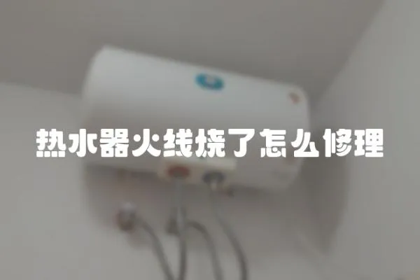 熱水器火線燒了怎么修理