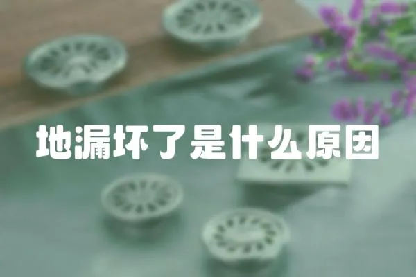 地漏壞了是什么原因