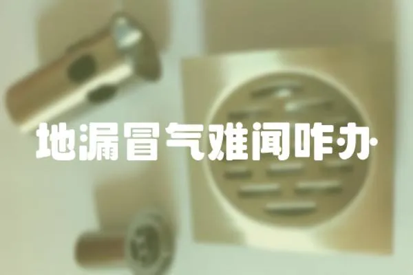 地漏冒氣難聞?wù)k