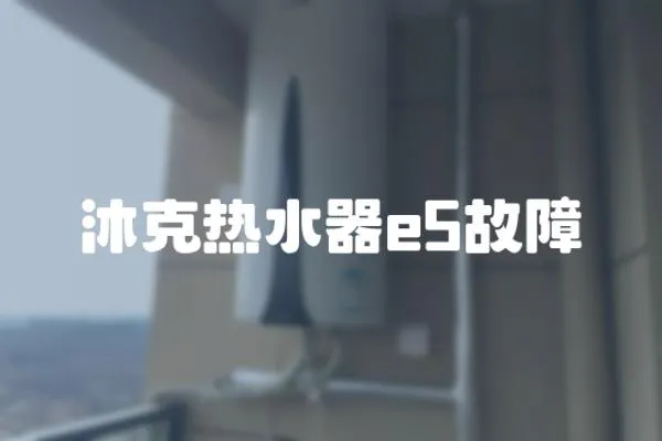 沐克熱水器e5故障