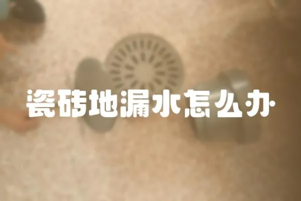 瓷磚地漏水怎么辦