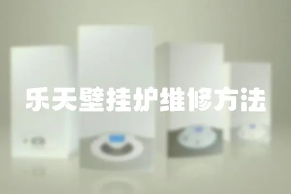 樂(lè)天壁掛爐維修方法