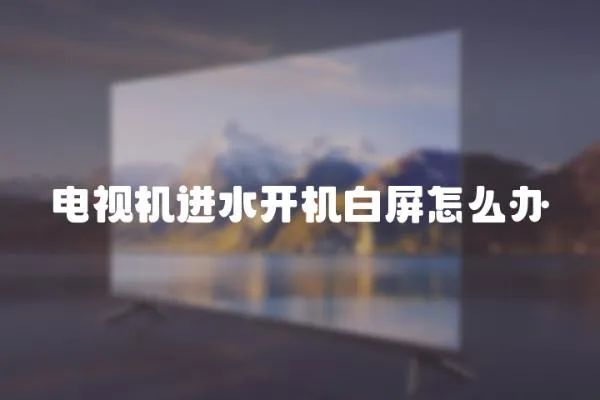 電視機進水開機白屏怎么辦