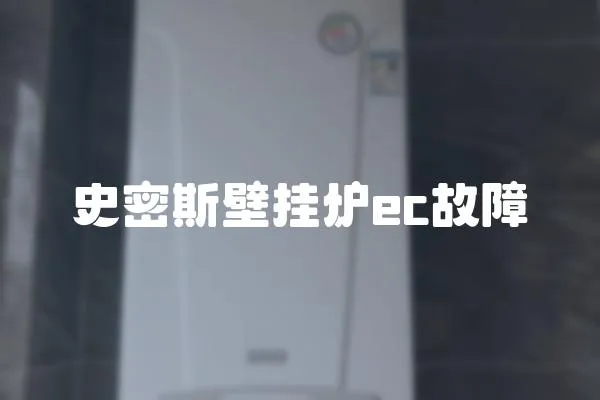 史密斯壁掛爐ec故障