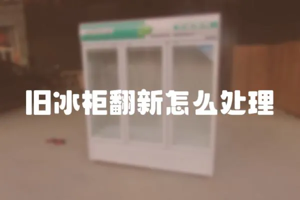 舊冰柜翻新怎么處理