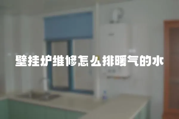 壁掛爐維修怎么排暖氣的水