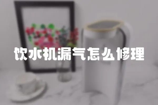 飲水機漏氣怎么修理