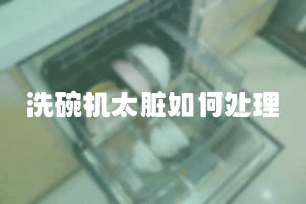 洗碗機(jī)太臟如何處理