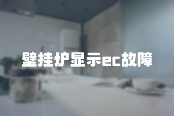 壁掛爐顯示ec故障