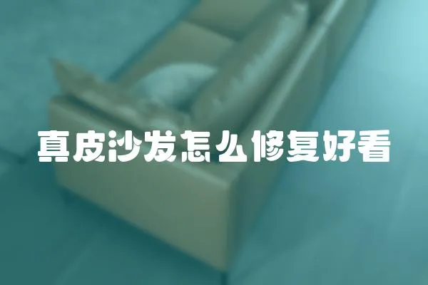 真皮沙發怎么修復好看