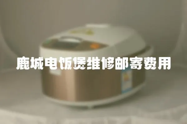 鹿城電飯煲維修郵寄費用