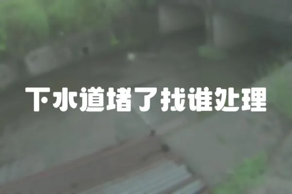 下水道堵了找誰(shuí)處理