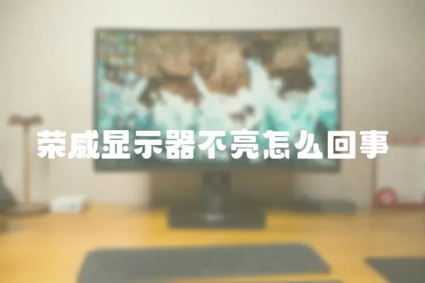 榮威顯示器不亮怎么回事