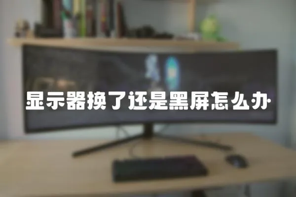 顯示器換了還是黑屏怎么辦