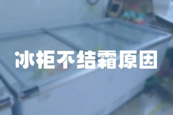 冰柜不結霜原因