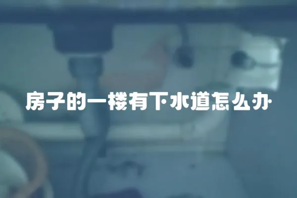 房子的一樓有下水道怎么辦