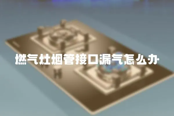 燃气灶烟管接口漏气怎么办