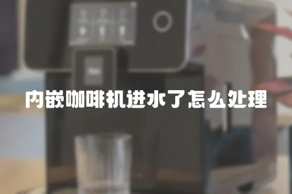 內嵌咖啡機進水了怎么處理