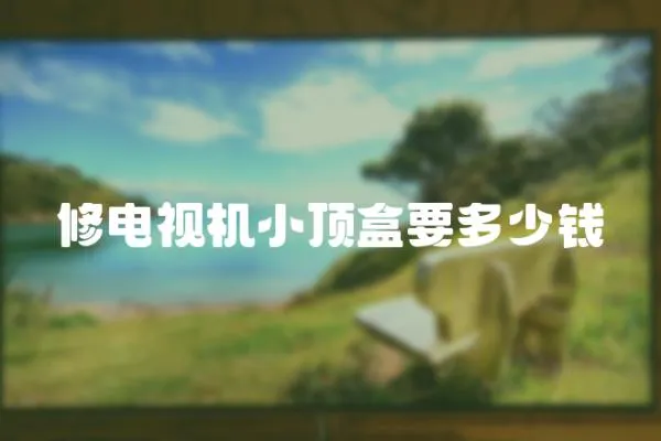 修電視機小頂盒要多少錢