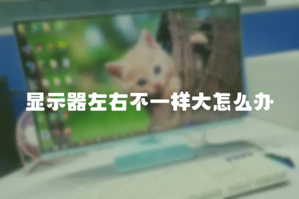 顯示器左右不一樣大怎么辦