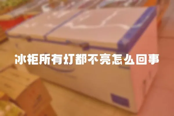 冰柜所有燈都不亮怎么回事