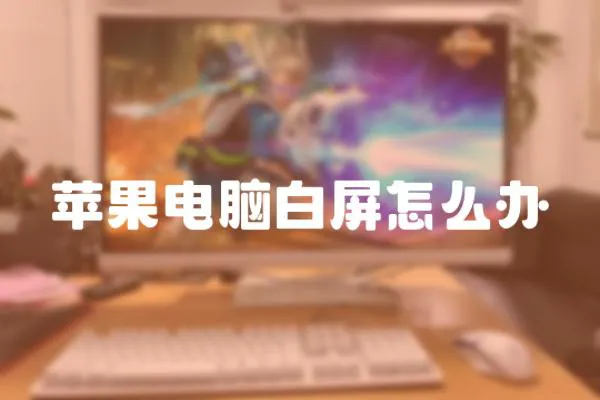 蘋果電腦白屏怎么辦